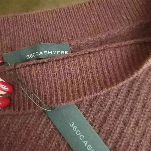 360CASHMERE ONE SHOULDER SWEATER - Picture 4 of 5